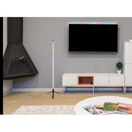 Globo - Светодиодный RGB-торшер с регулированием яркости LED/7W/5V + дистанционное управление
