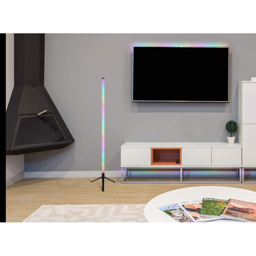 Globo - Светодиодный RGB-торшер с регулированием яркости LED/7W/5V + дистанционное управление