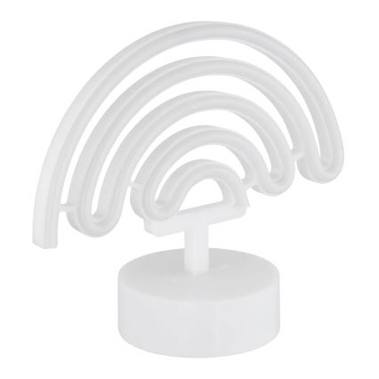 Globo - Світлодіодна неонова настільна декорація LED/2W/3xAA веселка