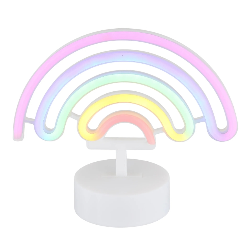 Globo - Светодиодное неоновое настольное украшение LED/2W/3xAA радуга