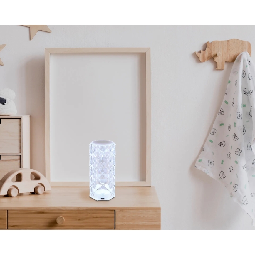 Globo - LED RGB Перезаряжаемая сенсорная настольная лампа LED/0,6 Вт/3,7 В 500 мАч