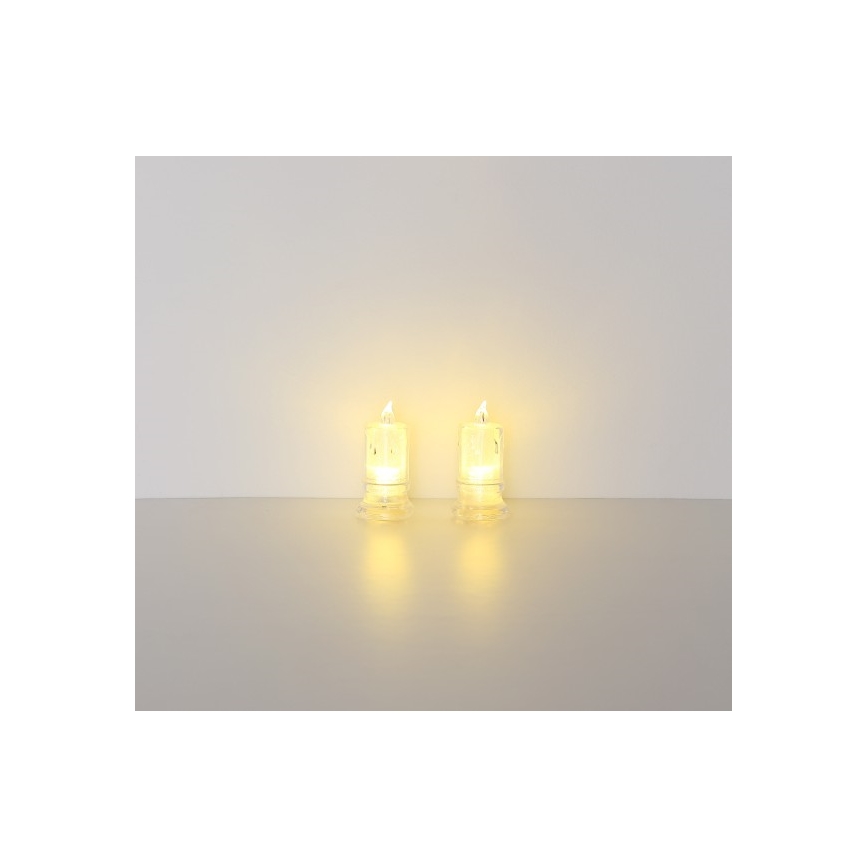 Globo - НАБІР 2x LED Свічка LED/0,25W/3xLR1130