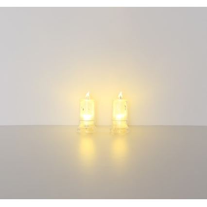 Globo - НАБОР 2х Светодиодная свеча LED/0,25W/3xLR1130