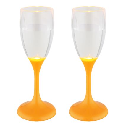 Globo - НАБОР 2x LED Стакан LED/0,06W/2xCR2032