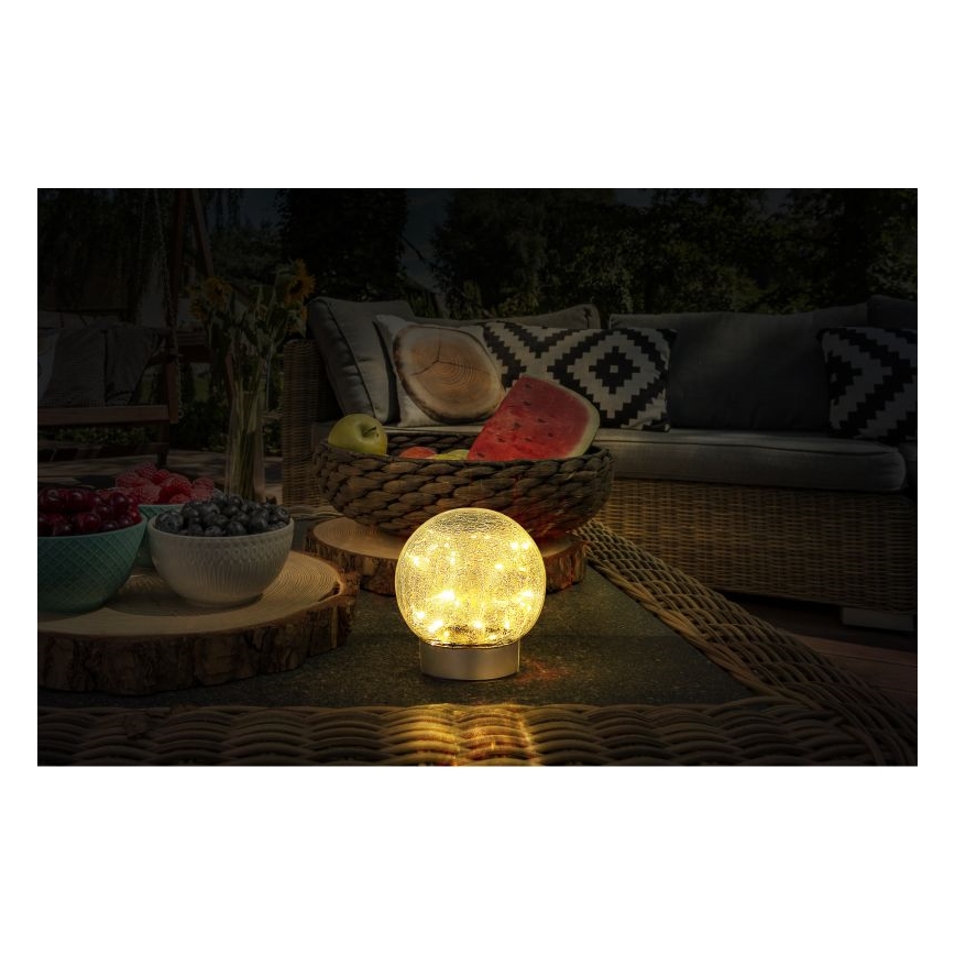 Globo - LED Декоративна акумуляторна настільна лампа 25xLED/0,06W/5V 600 mAh IP44