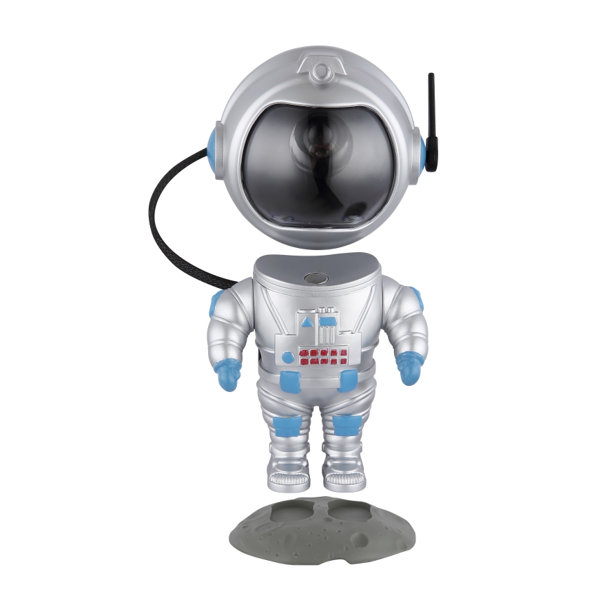 Globo - Светодиодная настольная RGB-лампа LED/4,5W/5V астронавт серебристый