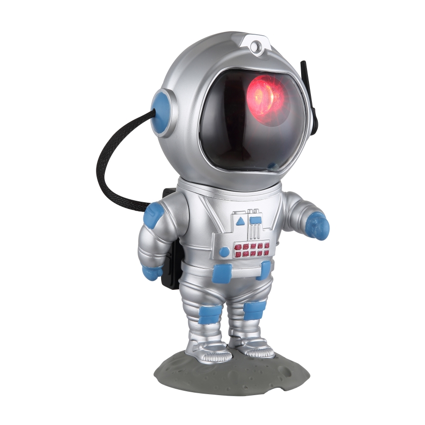 Globo - Светодиодная настольная RGB-лампа LED/4,5W/5V астронавт серебристый