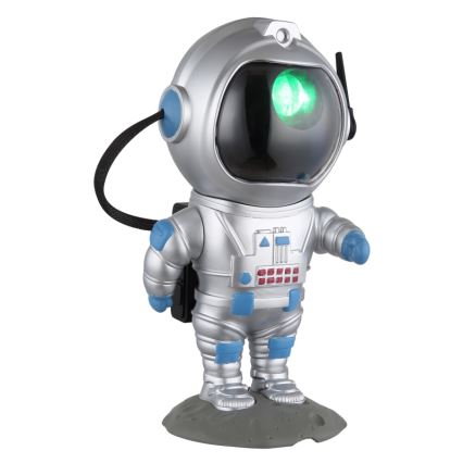 Globo - Светодиодная настольная RGB-лампа LED/4,5W/5V астронавт серебристый