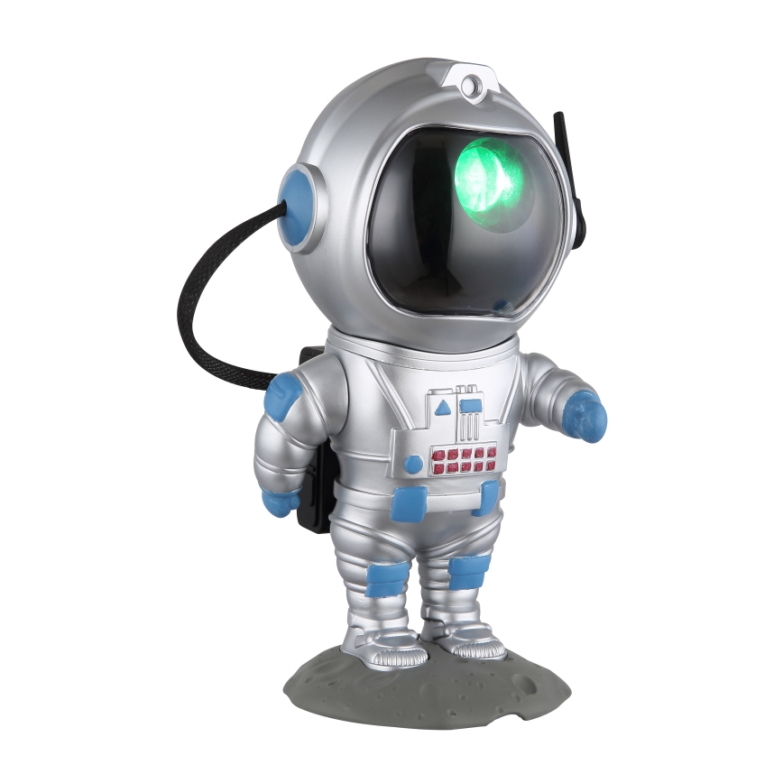 Globo - Светодиодная настольная RGB-лампа LED/4,5W/5V астронавт серебристый