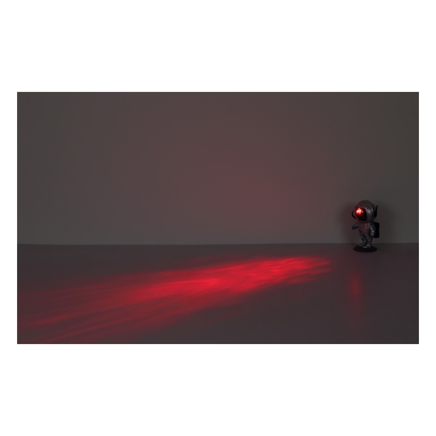 Globo - Светодиодная настольная RGB-лампа LED/4,5W/5V астронавт серебристый