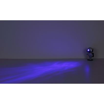Globo - Светодиодная настольная RGB-лампа LED/4,5W/5V астронавт серебристый
