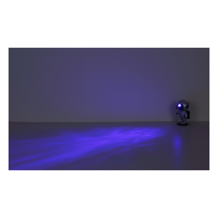 Globo - Светодиодная настольная RGB-лампа LED/4,5W/5V астронавт серебристый