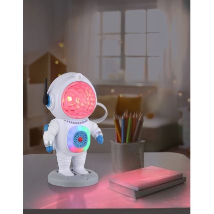 Globo - Светодиодная настольная RGB-лампа LED/6W/5V астронавт белый