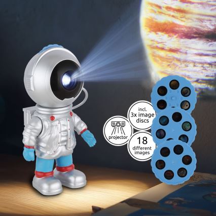 Globo - диммируемый LED-проектор 3W/5V Astronaut