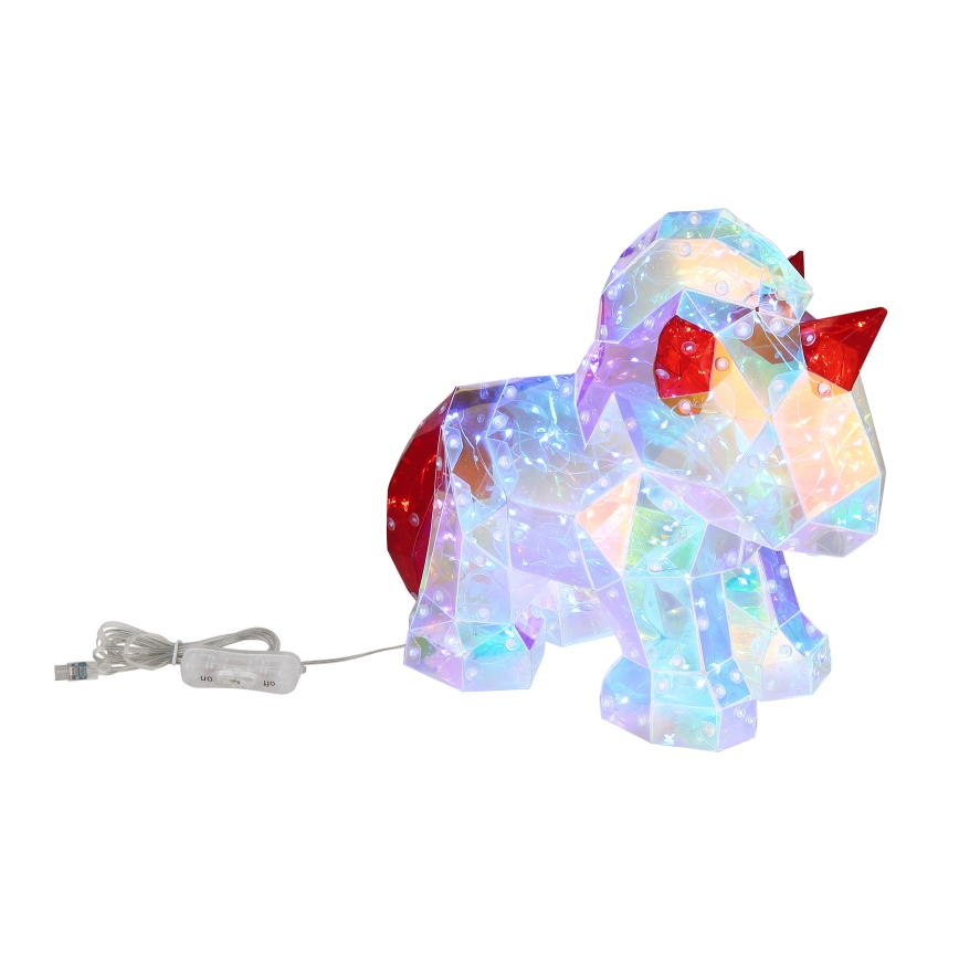 Globo - LED Декорація на стіл LED/3W/5V USB єдиноріг
