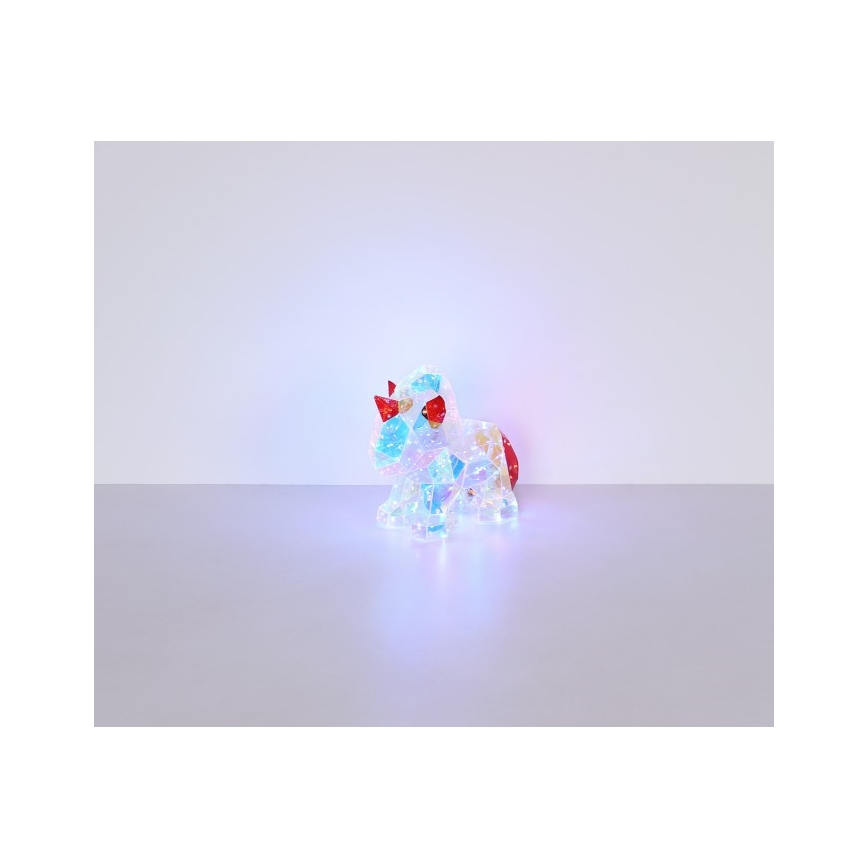 Globo - Светодиодное настольное украшение LED/3W/5V USB единорог