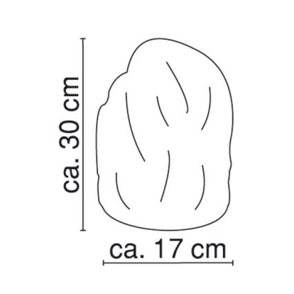 GLOBO - Соляная лампа STONE 1xE14/15W/230V 8,77 кг