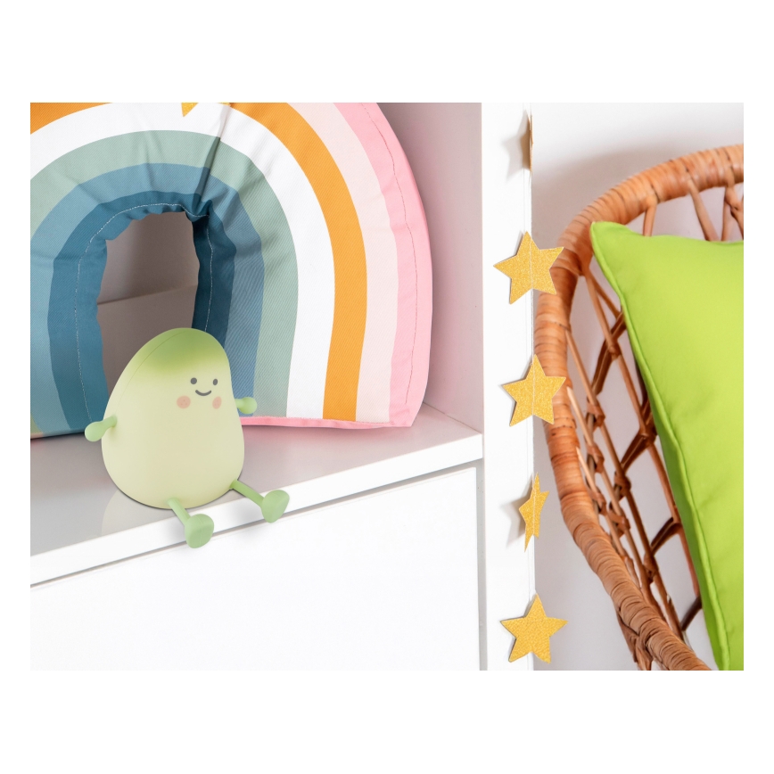 Globo - LED RGBW диммируемый перезаряжаемый детский ночник LED/2W/5V 1200 mAh манго
