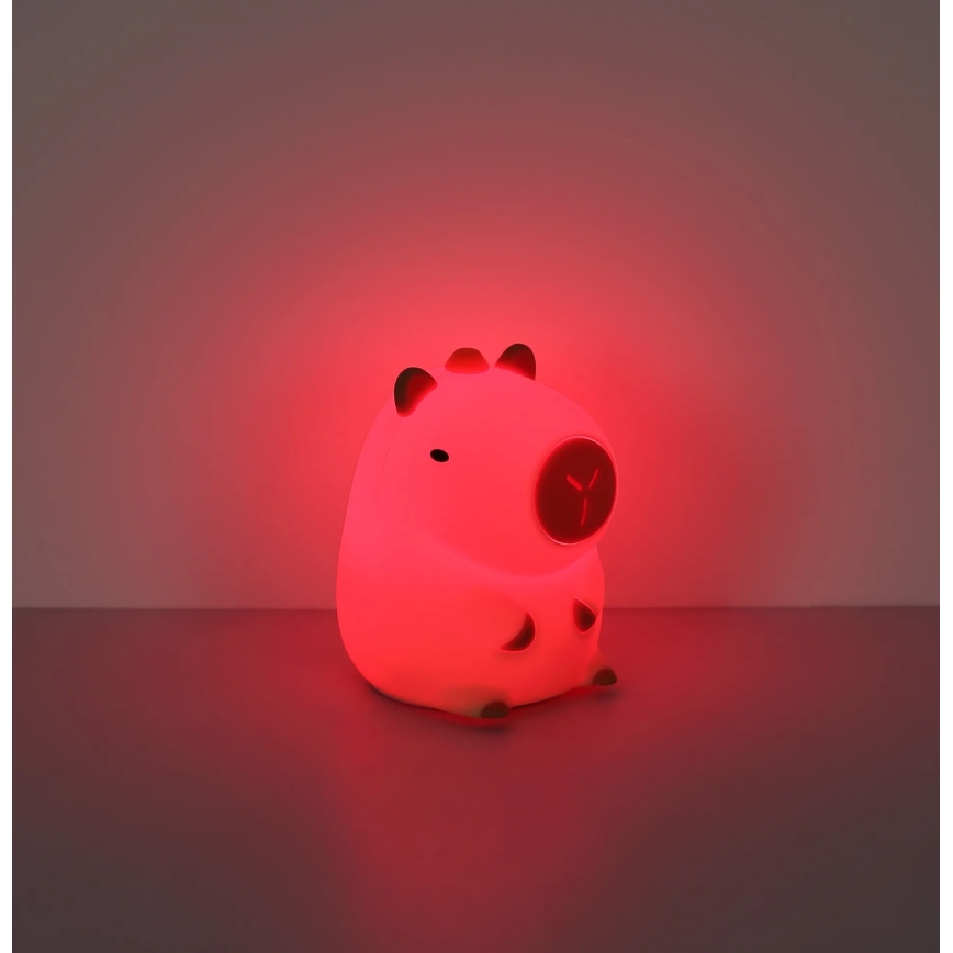 Globo - LED RGBW Диммируемый перезаряжаемый детский ночник LED/1,5W/5V 1200 mAh капибара