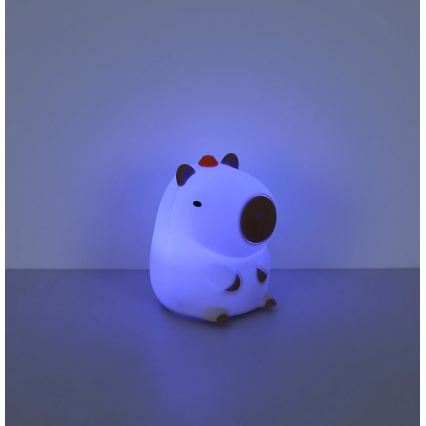 Globo - LED RGBW Диммируемый перезаряжаемый детский ночник LED/1,5W/5V 1200 mAh капибара
