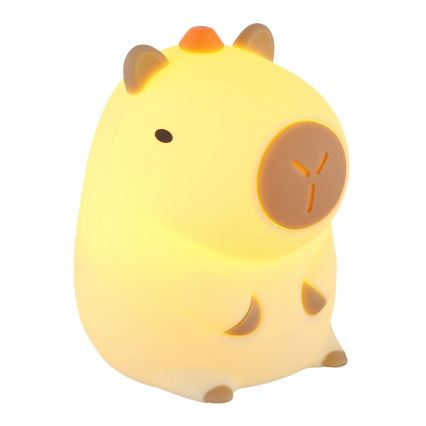 Globo - LED RGBW Диммируемый перезаряжаемый детский ночник LED/1,5W/5V 1200 mAh капибара