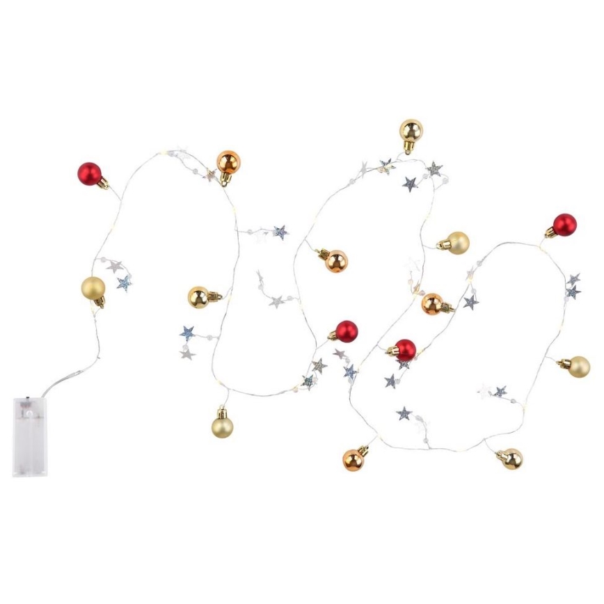 Globo 29900-20 - LED Декоративна гірлянда 20xLED/0,03W/2xAA