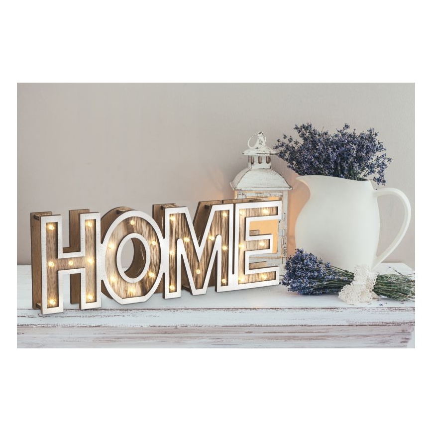 Globo - Светодиодная настольная лампа 28xLED/0,06W/3xAA тополь