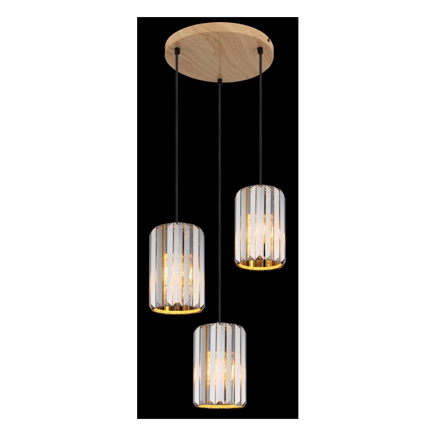 Globo - Подвесная люстра 3xE27/60W/230V диаметр 35 см