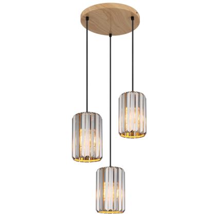 Globo - Подвесная люстра 3xE27/60W/230V диаметр 35 см