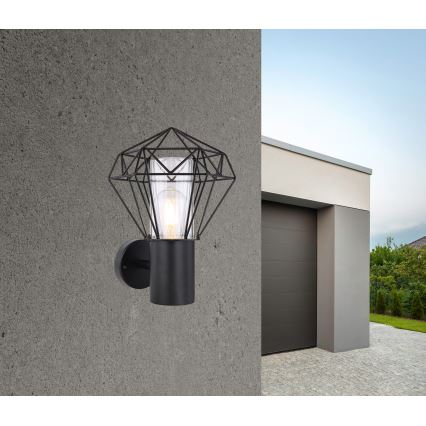 Globo 31355 - Уличный настенный светильник HORACE 1xE27/15W/230V IP44