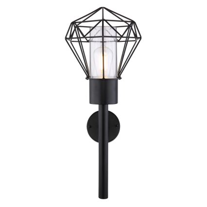 Globo 31355W - Уличный настенный светильник HORACE 1xE27/15W/230V IP44