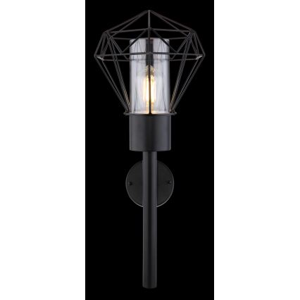 Globo 31355W - Уличный настенный светильник HORACE 1xE27/15W/230V IP44