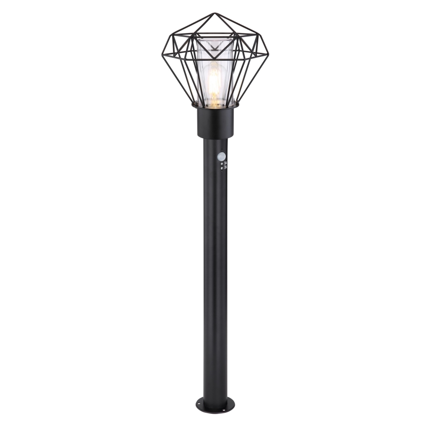 Globo - Вуличний світильник з датчиком 1xE27/15W/230V IP44