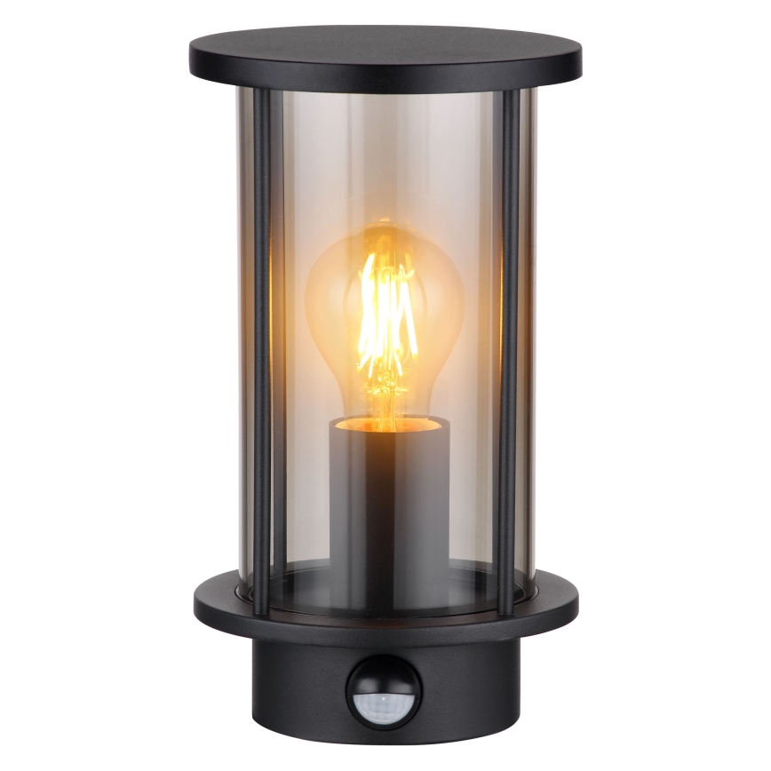 Globo - Уличный настенный светильник с датчиком 1xE27/60W/230V IP54