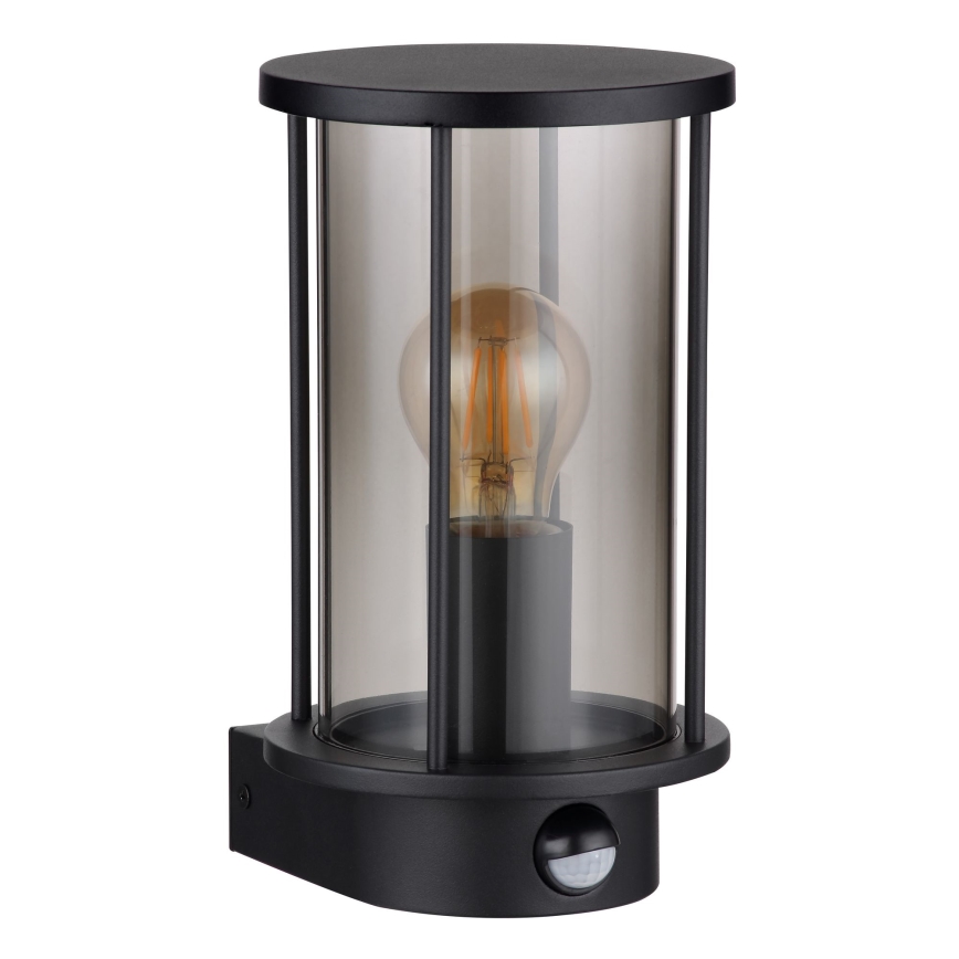 Globo - Уличный настенный светильник с датчиком 1xE27/60W/230V IP54