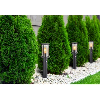 Globo - Вулична лампа з датчиком 1xE27/60W/230V 60 см IP54