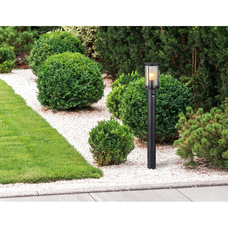 Globo - Уличная лампа с датчиком 1xE27/60W/230V 100 см IP54