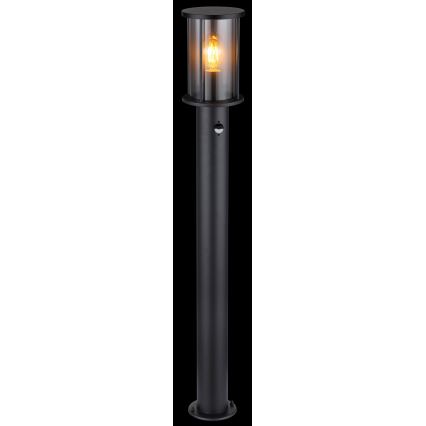 Globo - Уличная лампа с датчиком 1xE27/60W/230V 100 см IP54