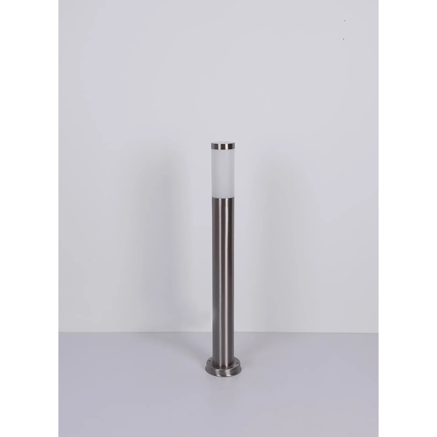 Globo - Вулична лампа 1xE27/23W/230V IP44 80 см глянцевий хром