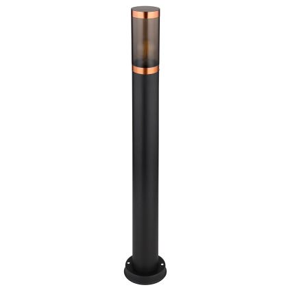 Globo - Вулична лампа 1xE27/23W/230V IP44 80 см чорний/мідь