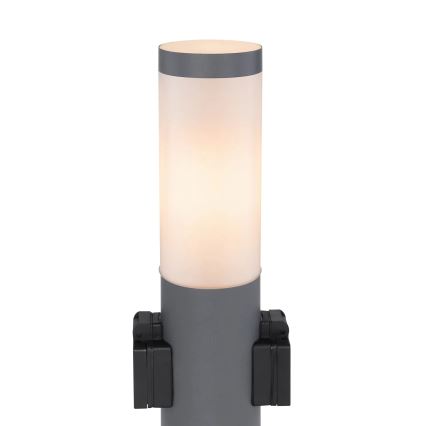 Globo 3158AK - Уличная лампа с 2 розетками BOSTON 1xE27/23W/230V IP44