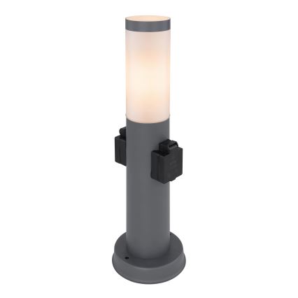 Globo 3158AK - Вулична лампа з 2 розетками BOSTON 1xE27/23W/230V IP44