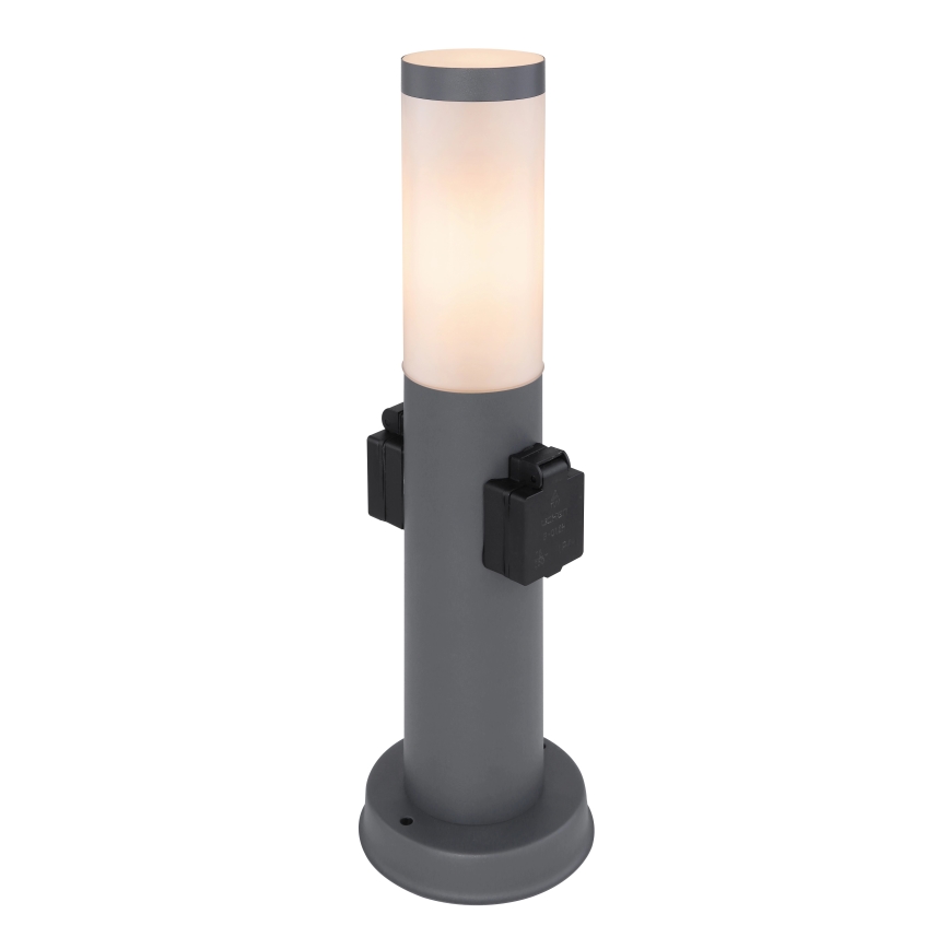 Globo 3158AK - Вулична лампа з 2 розетками BOSTON 1xE27/23W/230V IP44