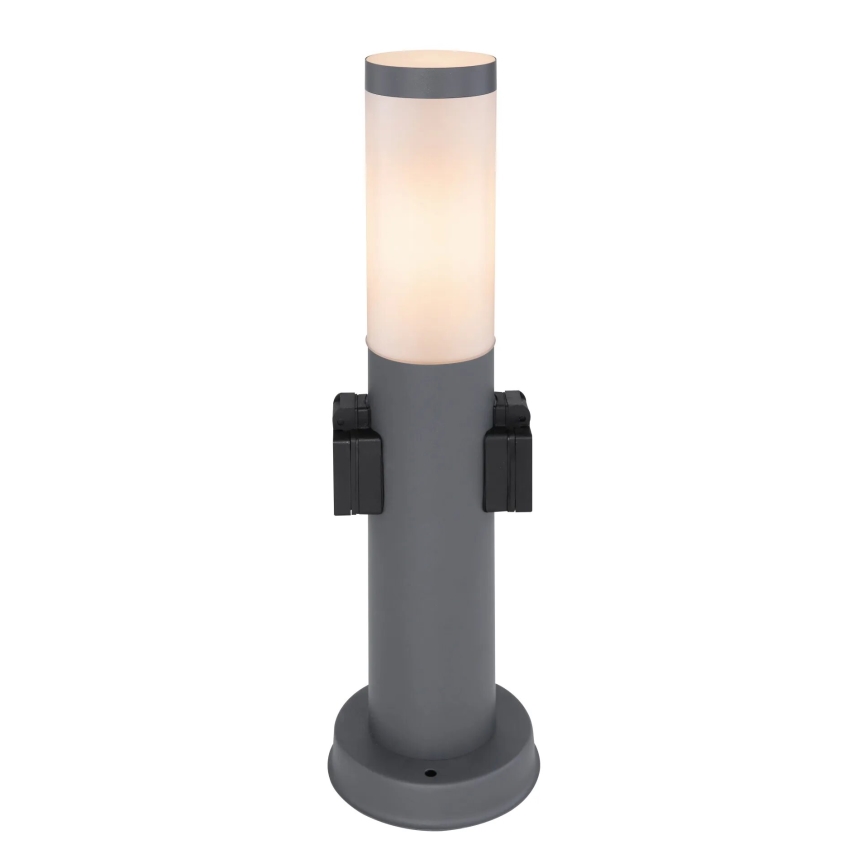 Globo 3158AK - Вулична лампа з 2 розетками BOSTON 1xE27/23W/230V IP44