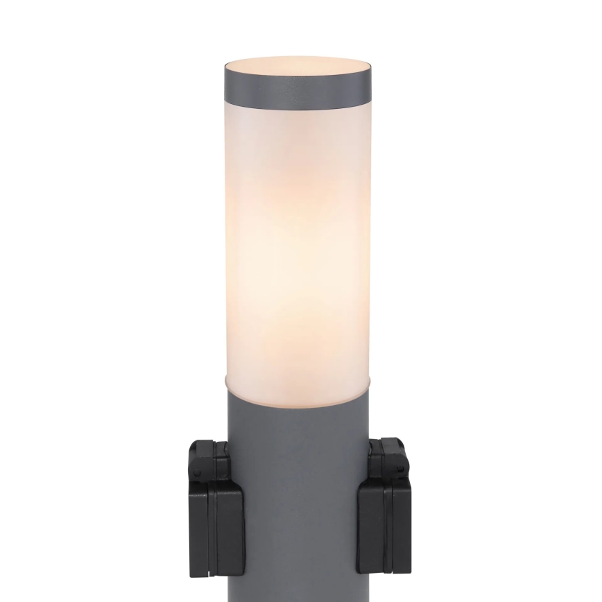 Globo 3158AK - Вулична лампа з 2 розетками BOSTON 1xE27/23W/230V IP44