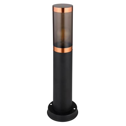 Globo - Вулична лампа 1xE27/23W/230V IP44 45 см чорний/мідь