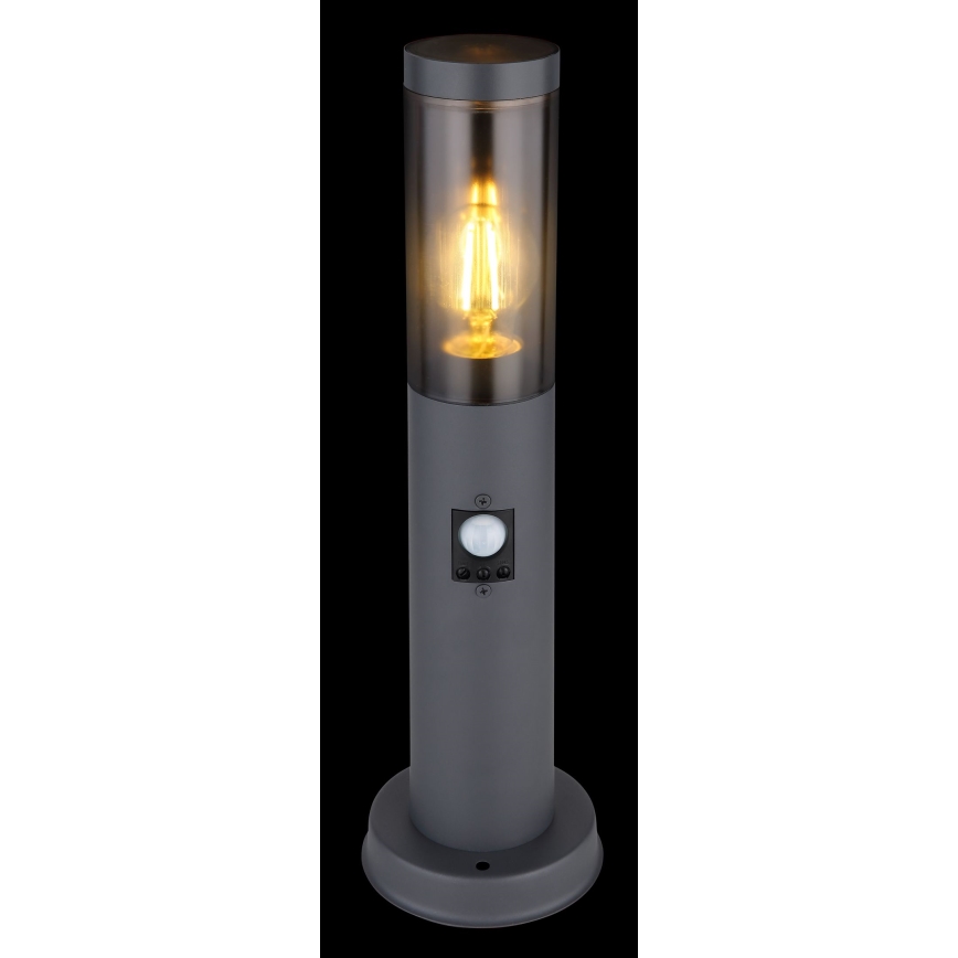 Globo - Вулична лампа з датчиком 1xE27/15W/230V 45 см IP44