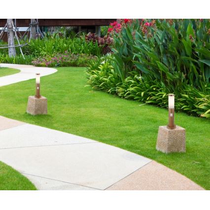 Globo - Уличный светильник с датчиком 1xE27/15 Вт/230 В 45 см IP44