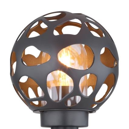 Globo - Вуличний настінний світильник з датчиком 1xE27/15W/230V IP44