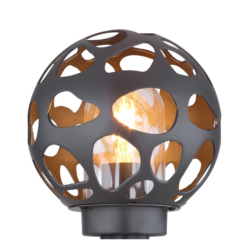 Globo - Вуличний настінний світильник з датчиком 1xE27/15W/230V IP44